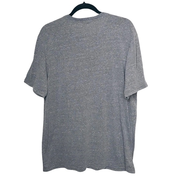 Threads 4 Thought Gray Round Neck Henley Short Sleeve Tee T Shirt - Picture 2 of 9